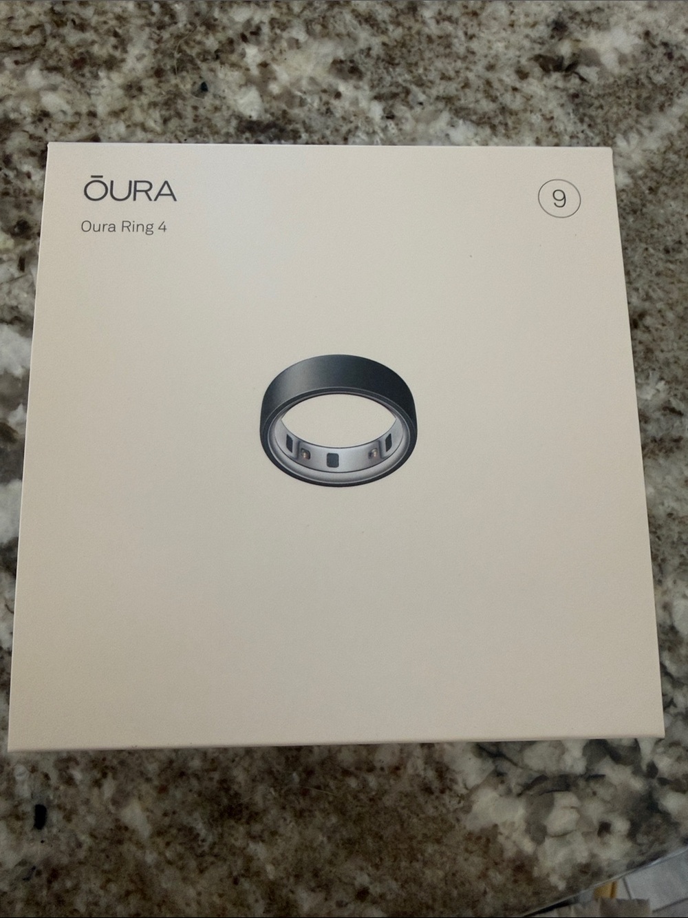 Oura Ring 4.  Size 9.